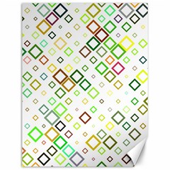 Square Colorful Geometric Style Canvas 12  X 16  by Alisyart