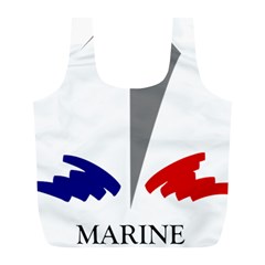 Logo Of French Navy Full Print Recycle Bag (l) by abbeyz71