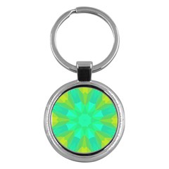 Kaleidoscope Background Key Chains (round)  by Mariart