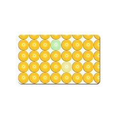 Citrus Fruit Orange Lemon Lime Magnet (name Card) by Alisyart