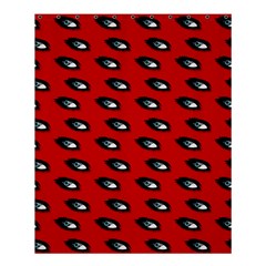 Eyes Red Shower Curtain 60  X 72  (medium)  by snowwhitegirl