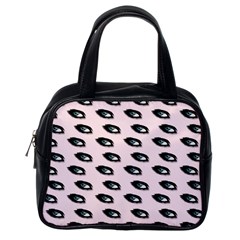 Eyes Pink Classic Handbag (one Side) by snowwhitegirl