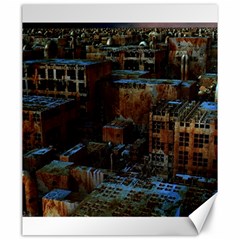 Building Ruins Old Industry Canvas 20  X 24  by Pakrebo