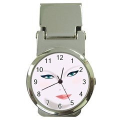 Face Beauty Woman Young Skin Money Clip Watches by Sudhe