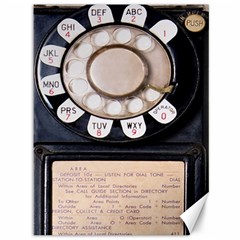 Vintage Payphone Canvas 36  X 48  by Sudhe
