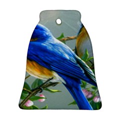 Loving Birds Bell Ornament (two Sides) by Sudhe
