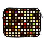 Squares Colorful Texture Modern Art Apple iPad 2/3/4 Zipper Cases Front