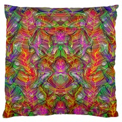 Background Psychedelic Colorful Standard Flano Cushion Case (two Sides) by Sudhe