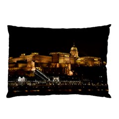 Budapest Buda Castle Building Scape Pillow Case by Sudhe