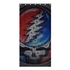Grateful Dead Logo Shower Curtain 36  X 72  (stall)  by Sudhe