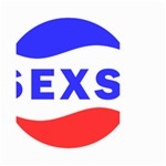 Sexsi Sexy Logo Small Garden Flag (Two Sides) Back