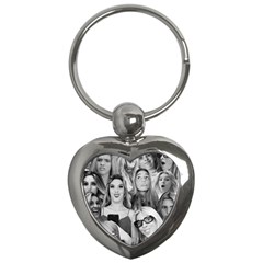 Lele Pons - Funny Faces Key Chains (heart)  by Valentinaart