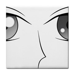 Eyes Manga Anime Female Cartoon Tile Coasters by Sudhe