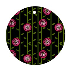 Abstract Rose Garden Ornament (round) by Alisyart