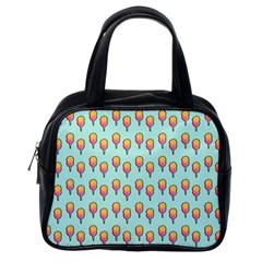 Cotton Candy Pattern Aqua 3d Classic Handbag (one Side) by snowwhitegirl