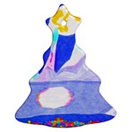 Angel s City in Blue Christmas Tree Ornament (Two Sides) Front