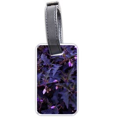 Purple Nettles Luggage Tags (one Side)  by okhismakingart