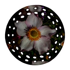Light Purple Blossoms Ornament (round Filigree) by okhismakingart