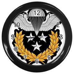 Iranian Army Parachutist Master 1st Class Badge Wall Clock (black) by abbeyz71
