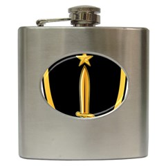 Iran Ranger Badge Hip Flask (6 Oz) by abbeyz71