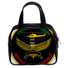 Iranian Army Aviation Bell 214 Helicopter Pilot Chest Badge Classic Handbag (two Sides) by abbeyz71