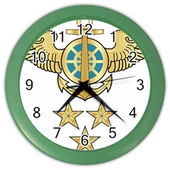 Iranian Navy Aviation Pilot Badge 1st Class Color Wall Clock by abbeyz71