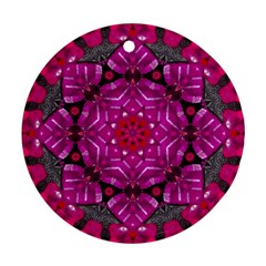 Sweet As Candy Can Be Round Ornament (two Sides) by pepitasart