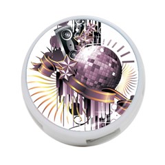 Nightclub Disco Ball Dj Dance Speaker 4-port Usb Hub (one Side) by Sudhe