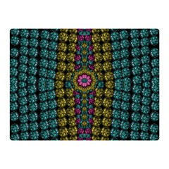 Glass Balls And Flower Sunshine Double Sided Flano Blanket (mini)  by pepitasart