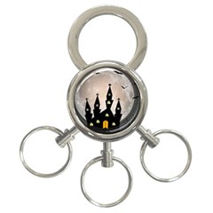 Halloween Illustration Decoration 3-ring Key Chains by Pakrebo