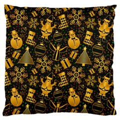 Christmas Background Gold Standard Flano Cushion Case (one Side) by HermanTelo