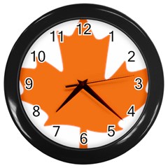Logo Of New Democratic Party Of Canada Wall Clock (black) by abbeyz71
