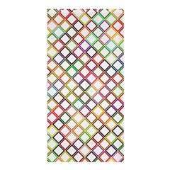 Grid Colorful Multicolored Square Shower Curtain 36  X 72  (stall)  by HermanTelo