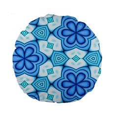 Pattern Abstract Wallpaper Standard 15  Premium Round Cushions by HermanTelo