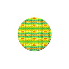 Birds Beach Sun Abstract Pattern Golf Ball Marker (10 Pack) by HermanTelo