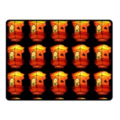 Paper Lantern Chinese Celebration Double Sided Fleece Blanket (small)  by HermanTelo