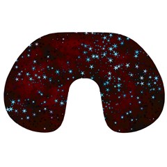 Background Star Christmas Travel Neck Pillow by HermanTelo