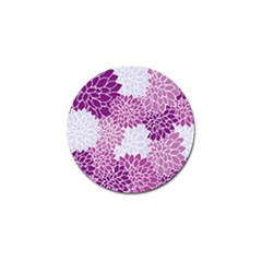 Floral Purple Golf Ball Marker (10 Pack) by HermanTelo