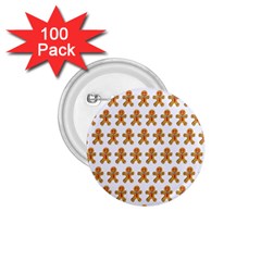 Gingerbread Men 1 75  Buttons (100 Pack)  by Mariart