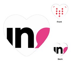 Logo Of Young Liberal Neos Playing Cards (heart) by abbeyz71