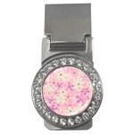 Background Floral Non Seamless Money Clips (CZ)  Front
