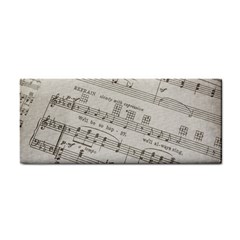 Sheet Music Paper Notes Antique Hand Towel by Pakrebo