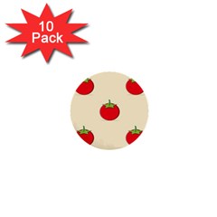 Fresh Tomato 1  Mini Buttons (10 Pack)  by HermanTelo