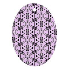 Texture Tissue Seamless Flower Ornament (oval) by HermanTelo