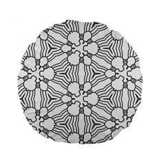Pattern Design Pretty Cool Art Standard 15  Premium Flano Round Cushions by Wegoenart