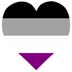 Asexual Pride Flag Lgbtq Wooden Puzzle Heart by lgbtnation