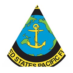 Seal Of Commander Of United States Pacific Fleet Wooden Puzzle Triangle by abbeyz71