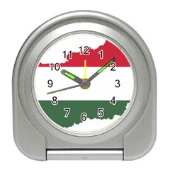 Hungary Country Europe Flag Travel Alarm Clock by Sapixe