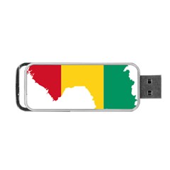Guinea Flag Map Geography Outline Portable Usb Flash (one Side) by Sapixe
