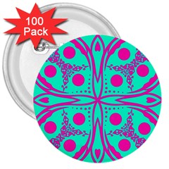 Butterfly 3  Buttons (100 Pack)  by designsbyamerianna